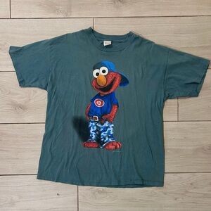 Vans Teal Cotton T-Shirt